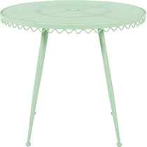 plymouth green outdoor dining table   