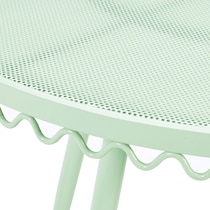 plymouth green outdoor dining table   