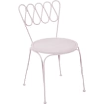plymouth pink outdoor dining chair   