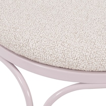 plymouth pink outdoor dining chair   