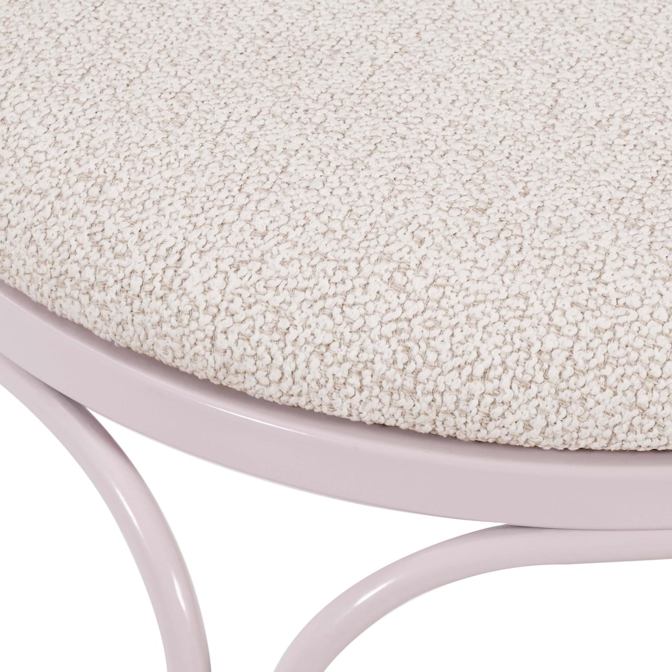 plymouth pink outdoor dining chair   