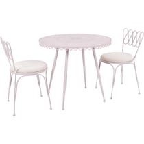 plymouth pink outdoor dining chair   