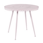 plymouth pink outdoor dining table   