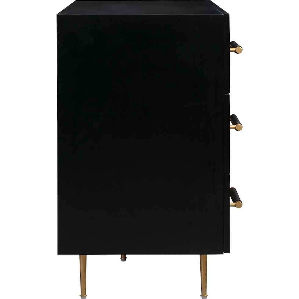 pollux black dresser   