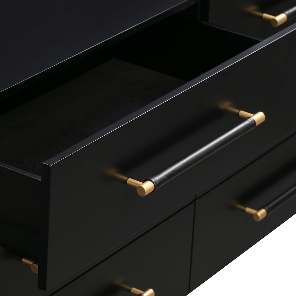 pollux black dresser   