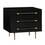 pollux black nightstand   