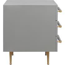 pollux gray nightstand   
