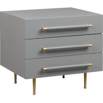 pollux gray nightstand   