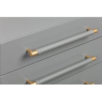 pollux gray nightstand   