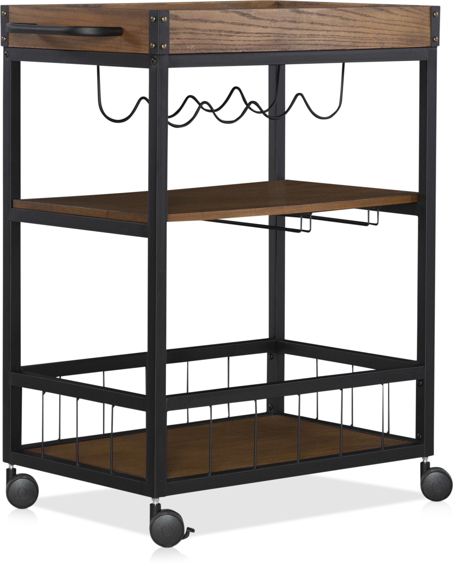 Amazon.com - Homedawn Bar Cart, Serving Cart for Home
