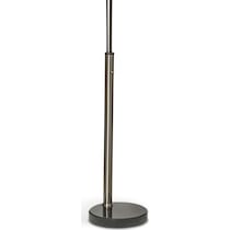polygon silver floor lamp   