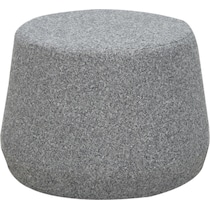 pomona gray ottoman   