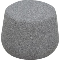 pomona gray ottoman   