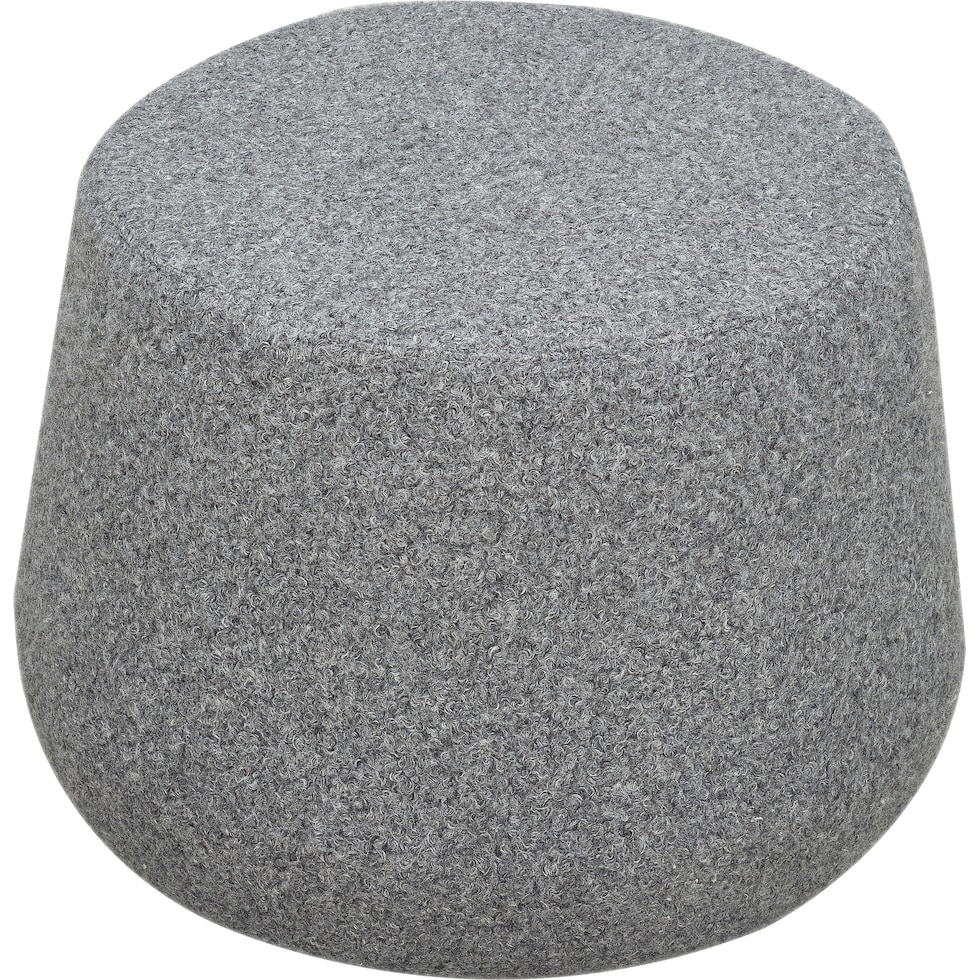 pomona gray ottoman   