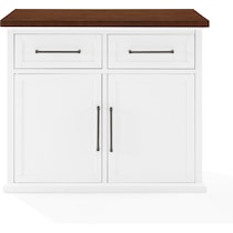 popeye white kitchen island   