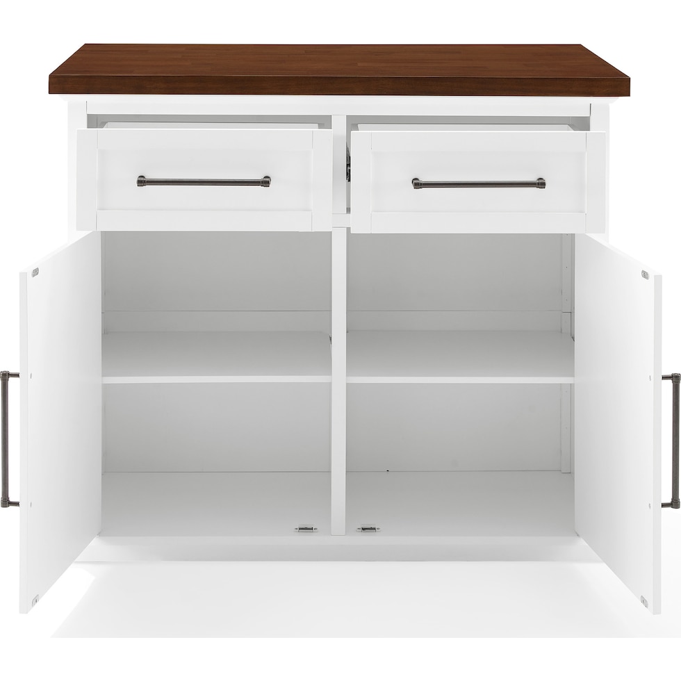 popeye white kitchen island   