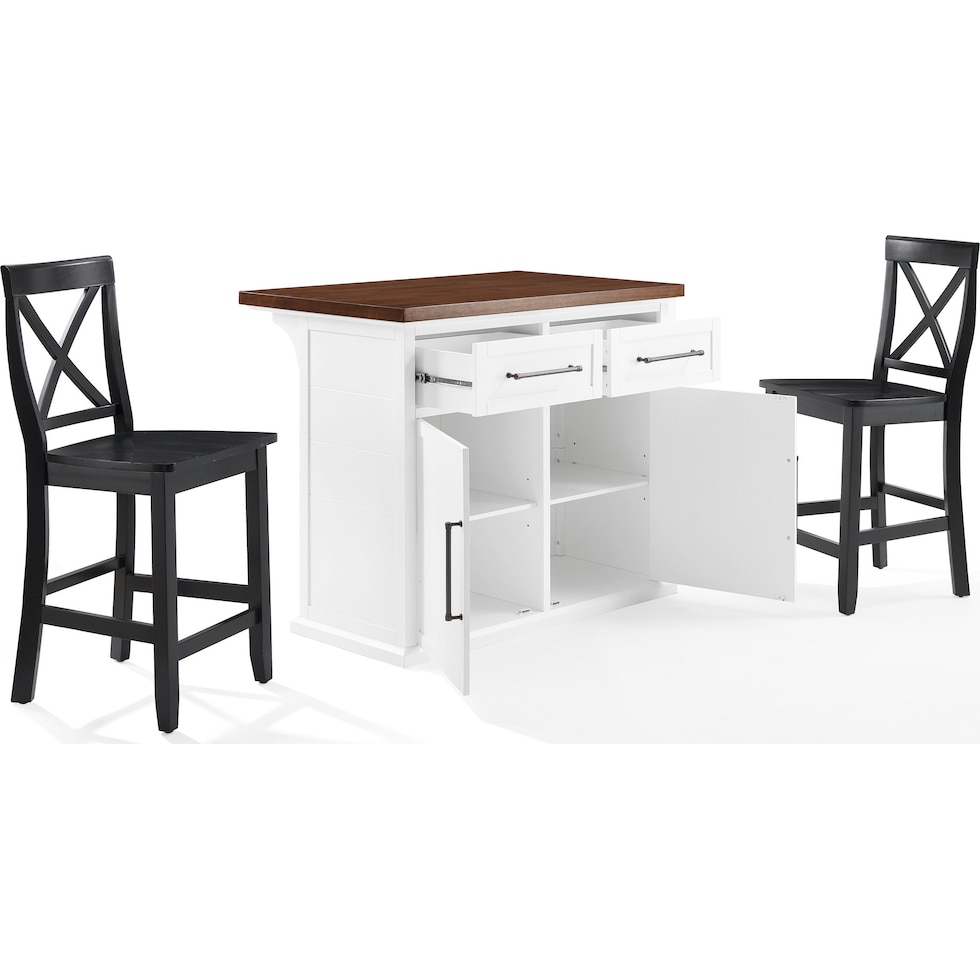 popeye white kitchen island   