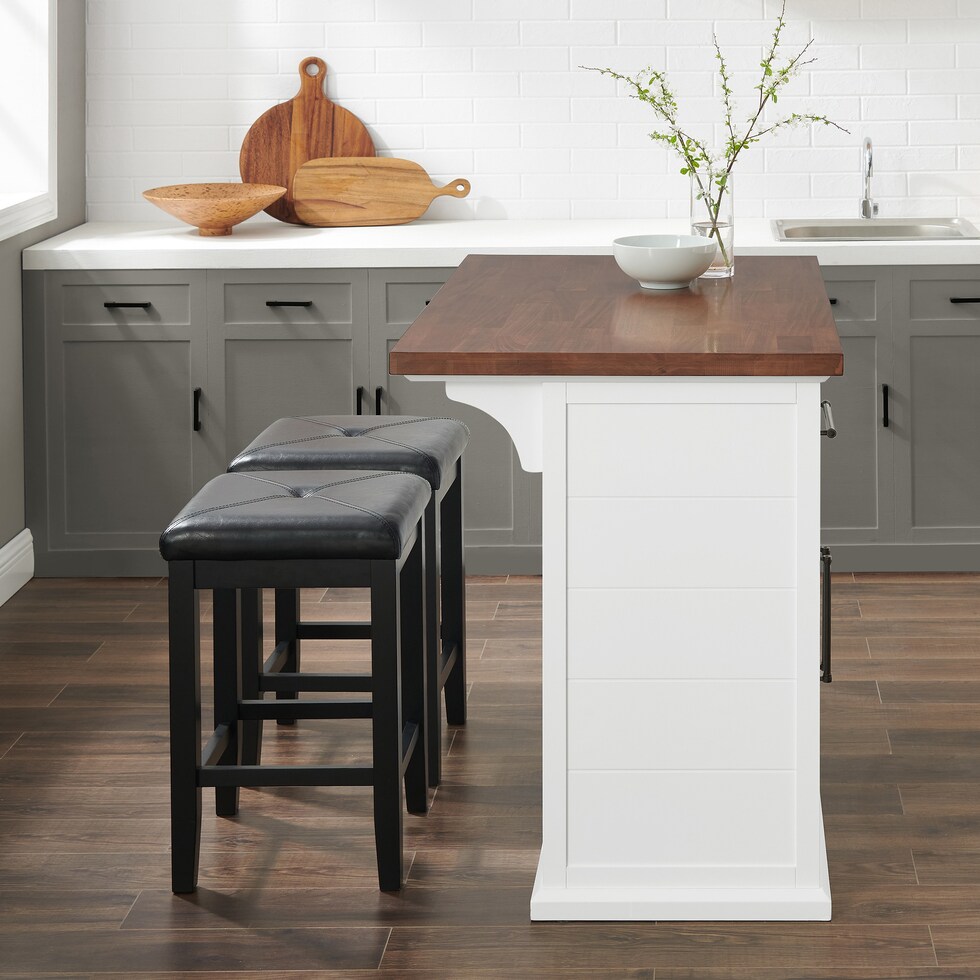 popeye white kitchen island   