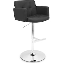 porter black bar stool   