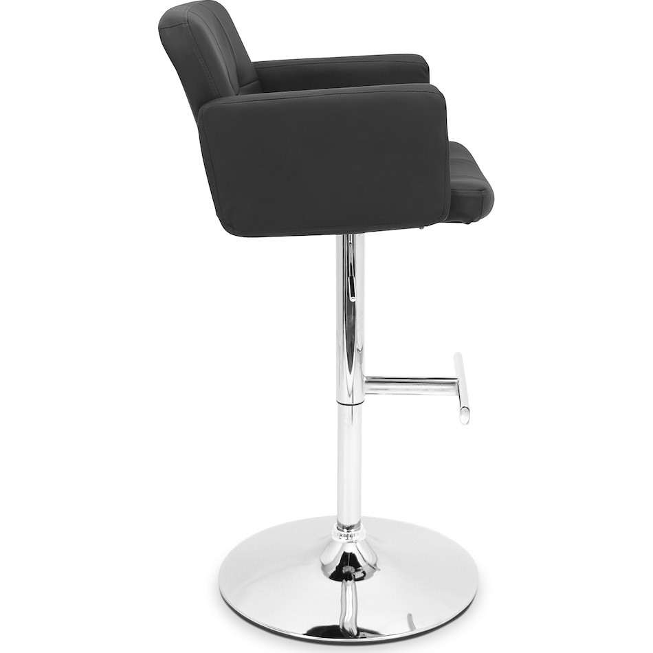 porter black bar stool   