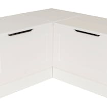 porter white corner nook   