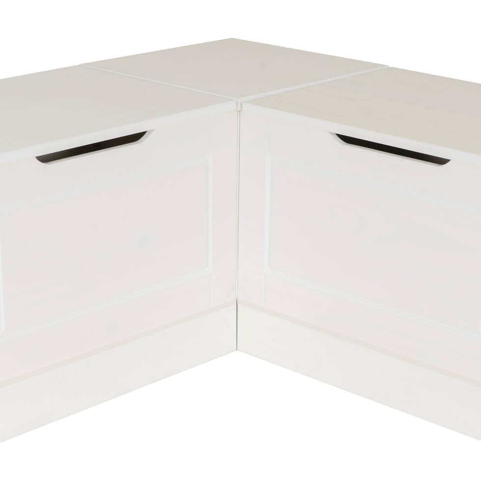 porter white corner nook   