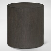 portland gray chairside table   