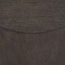 portland gray chairside table   