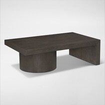 portland gray coffee table   