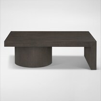 portland gray coffee table   