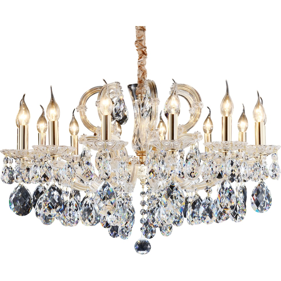 portola ii gold chandelier   