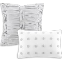 posey gray full queen bedding set   