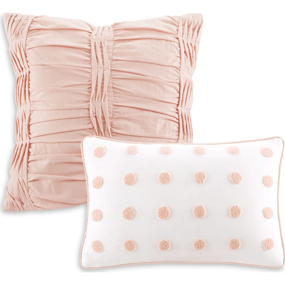 posey pink king bedding set   