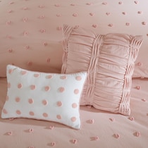 posey pink king bedding set   