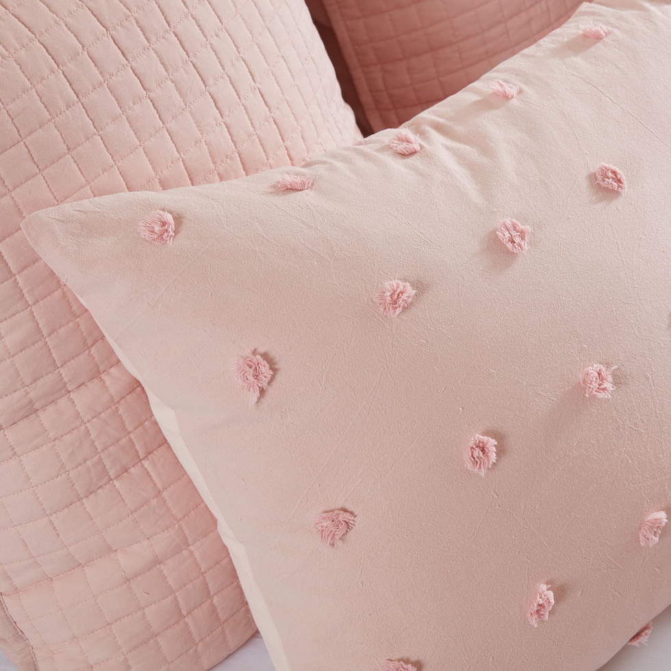 posey pink twin bedding set   