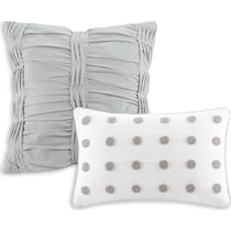 posey white full queen bedding set   