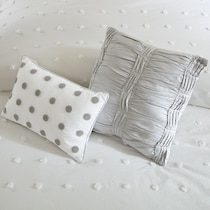 posey white full queen bedding set   