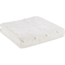 posey white twin bedding set   