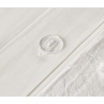 posey white twin bedding set   