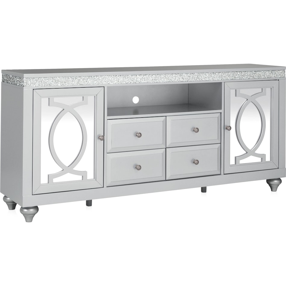 posh tables silver tv stand   