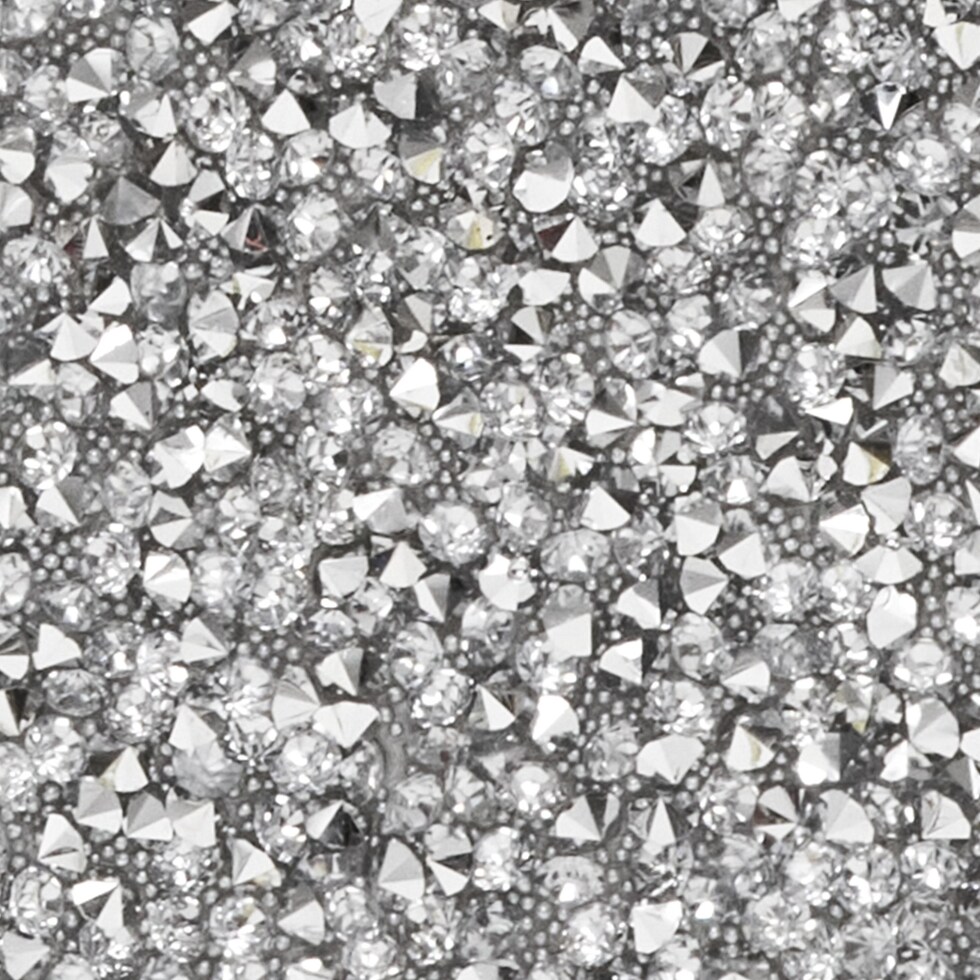 posh silver  pc dining room   