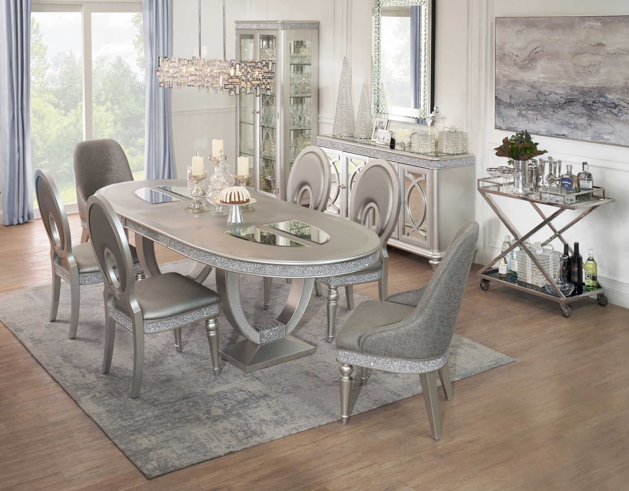 Posh Dining Table 4 Chairs And, Value City Dining Room Tables