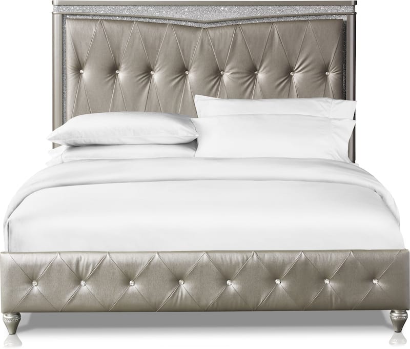 Posh Upholstered Queen Bed Value City Furniture
