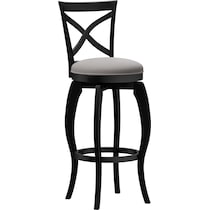 positano black bar stool   