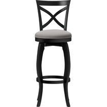 positano black bar stool   
