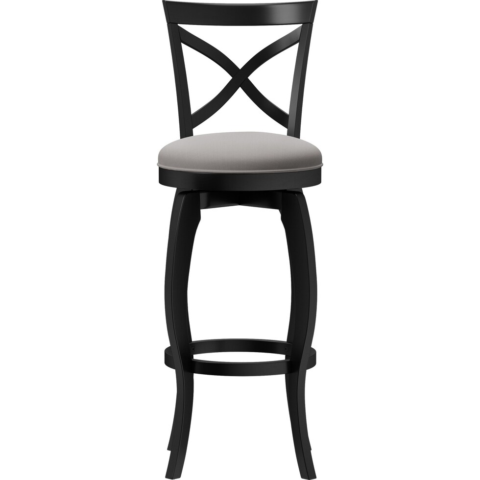 positano black bar stool   