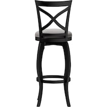 positano black bar stool   