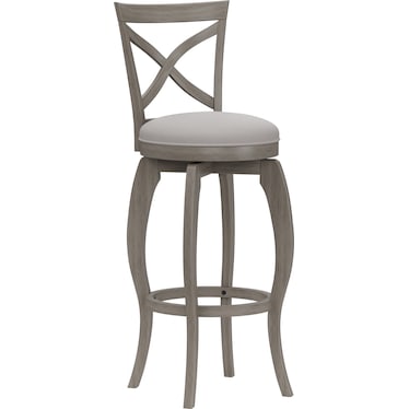 Positano Swivel Bar Stool - Gray