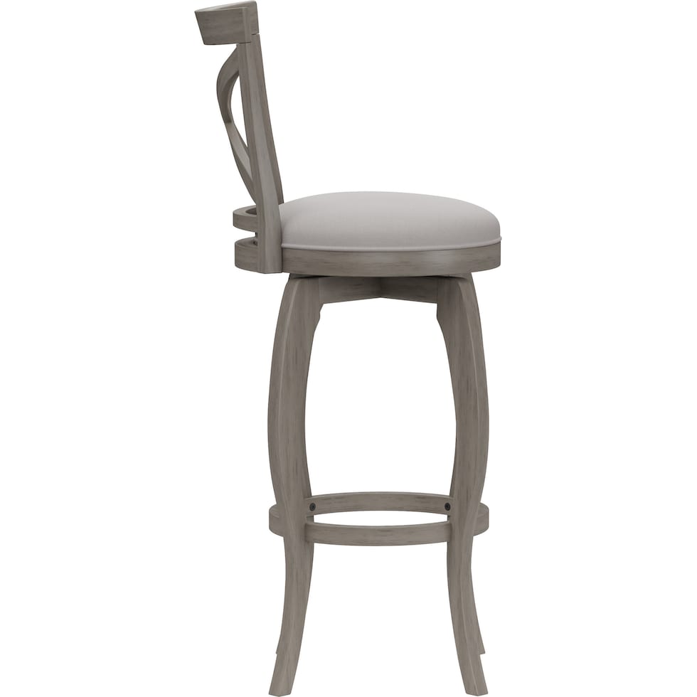 positano gray bar stool   