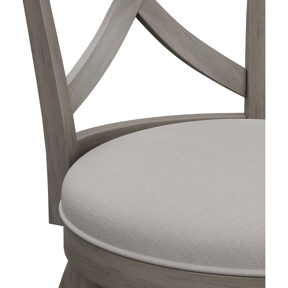 positano gray bar stool   